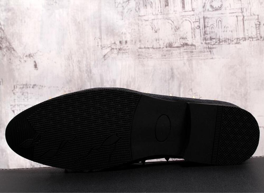 Bee Studded Loafers