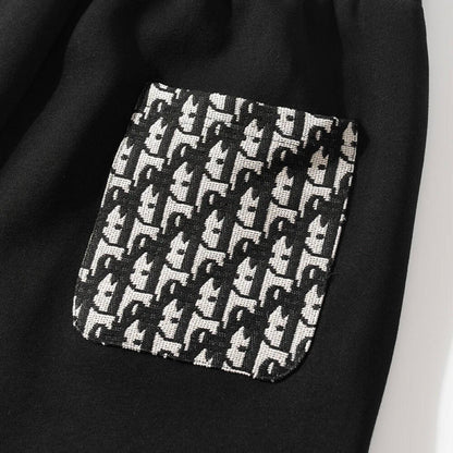 Zipper Decor Casual Five-Point Shorts
