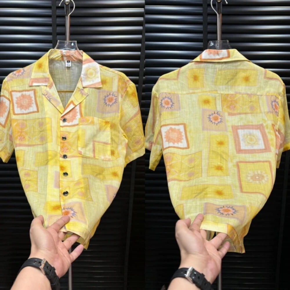 Sunflower Frame Print Shirt