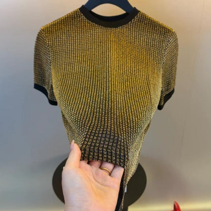 Solid Color Ice Silk Breathable T-Shirt(Buy 3 Free Shipping)