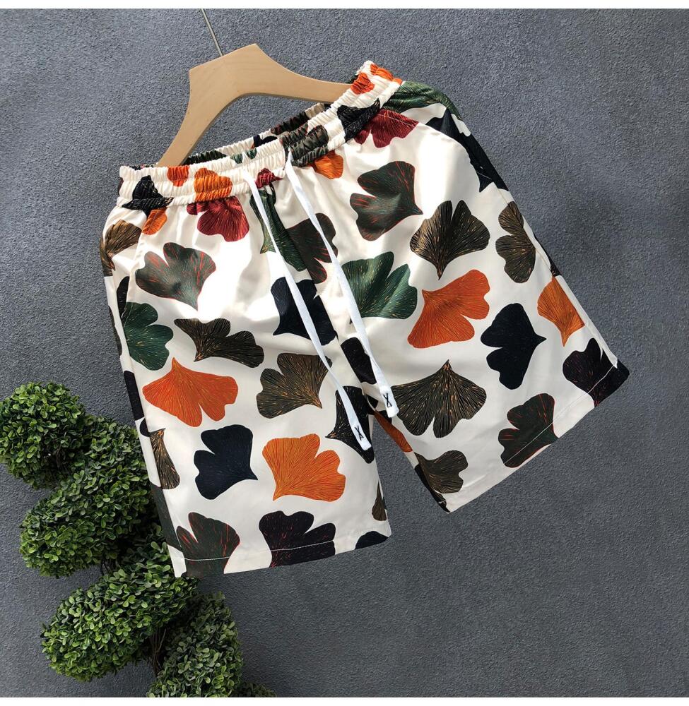 Leaf Pattern Shorts