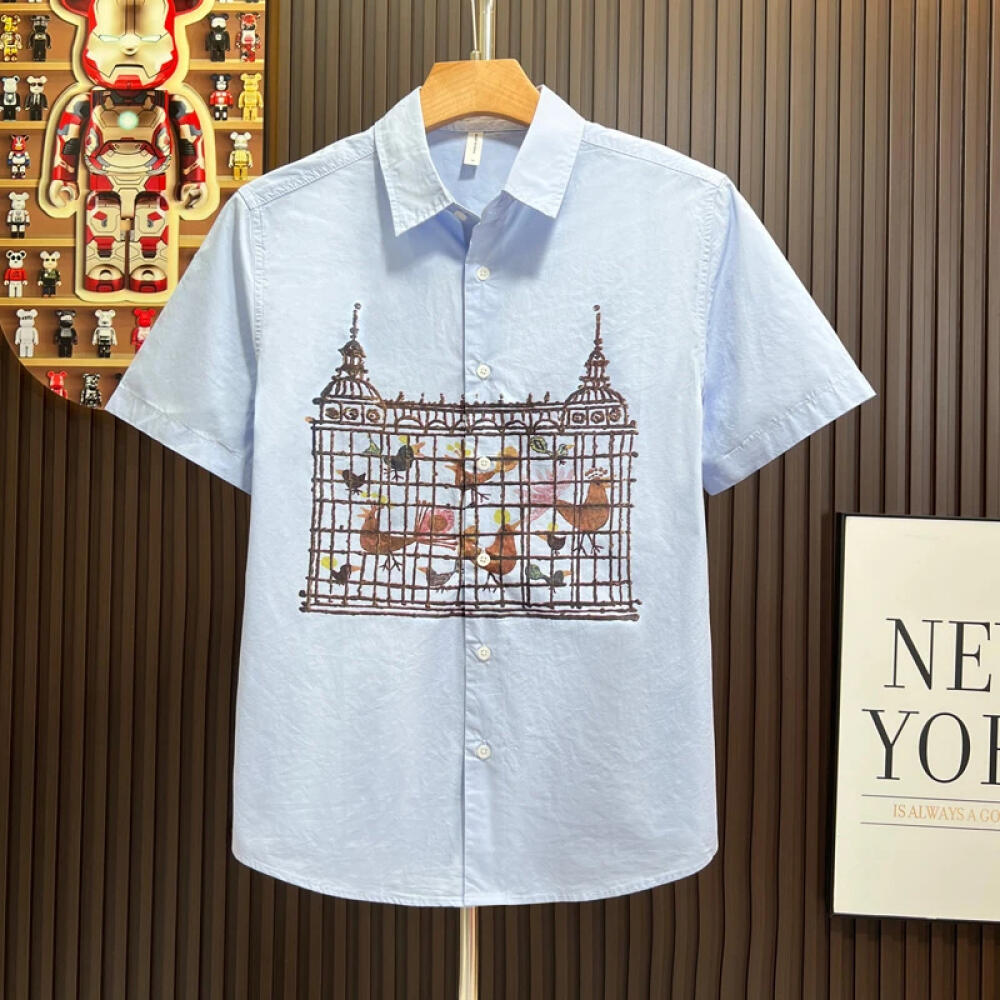 Castle Birdcage Print Shirt