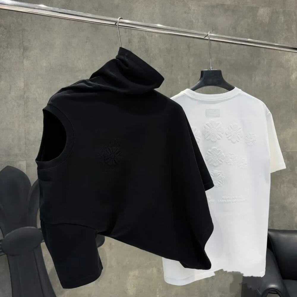Cross Embroidered T-Shirt