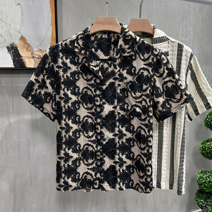 Luxury Pattern Print Blouse
