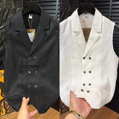 Breathable Linen Vest