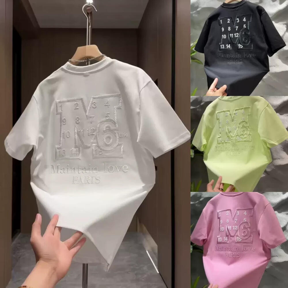 Embroidered Number T-shirt
