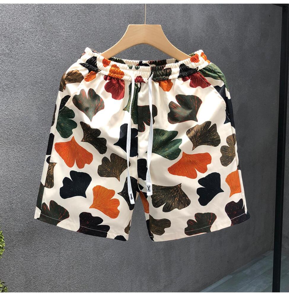 Leaf Pattern Shorts