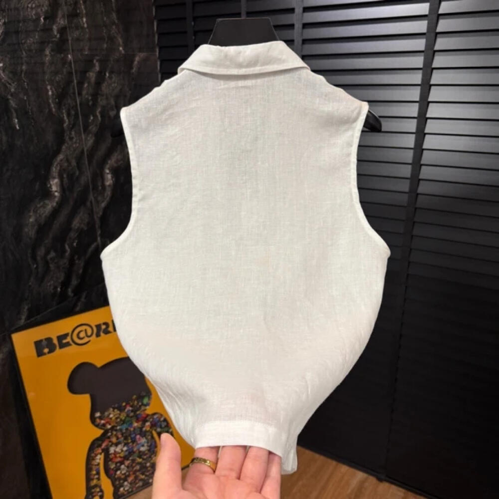 Breathable Linen Vest