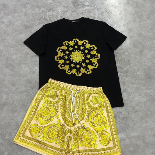 Golden Portrait Graphic 2‑Piece Set