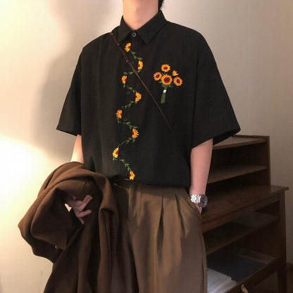 Sunflower Print Shirt