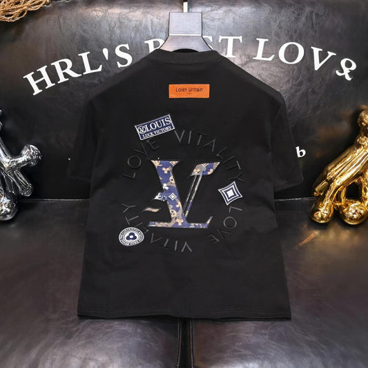 Luxury Embroidery & Patch T-Shirt