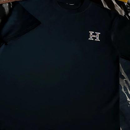 Exquisite Gem Embellished T‑Shirt