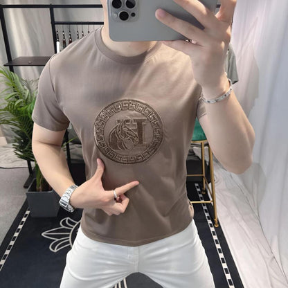 Horse Head Sequin T‑Shirt