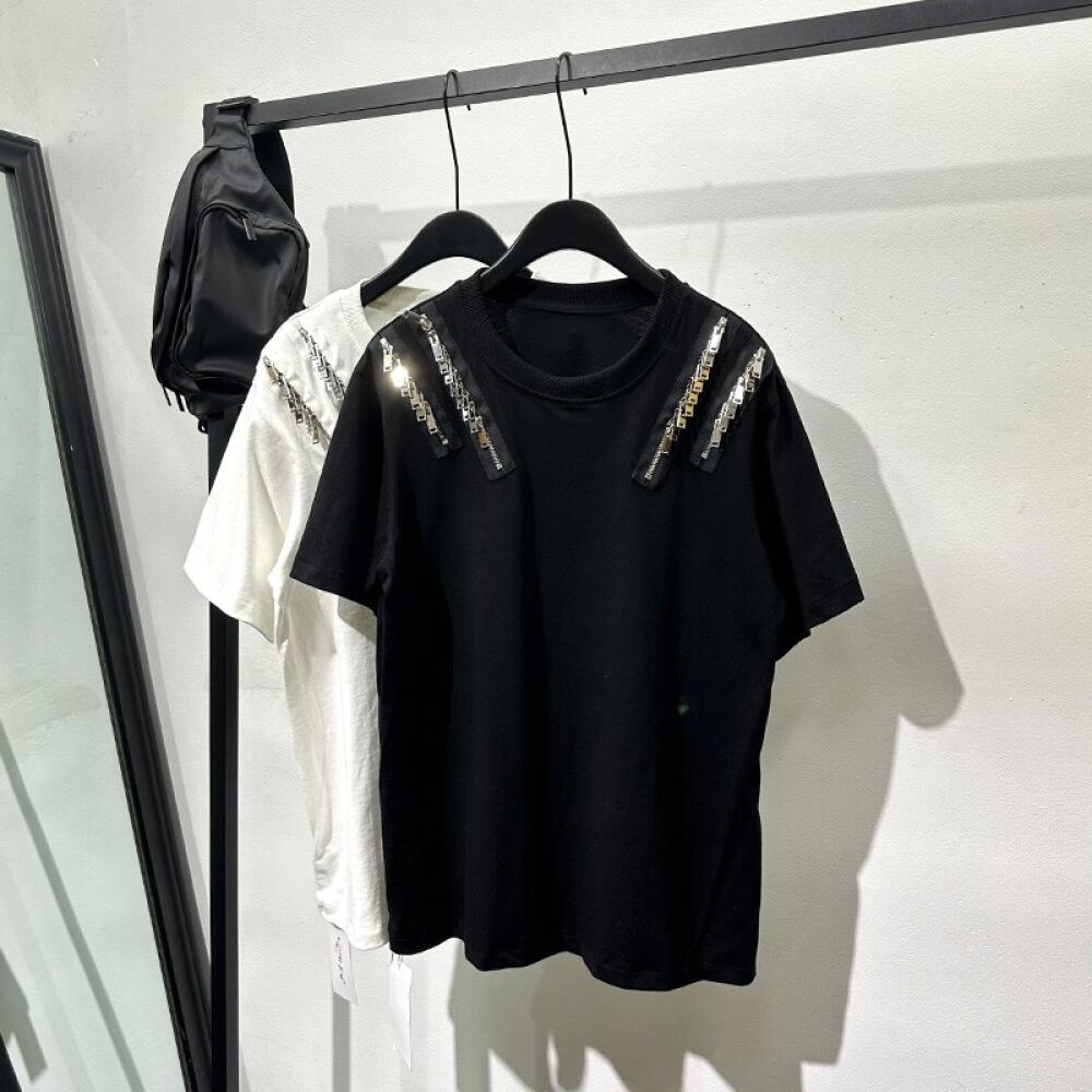 Shoulder Zipper Shirt
