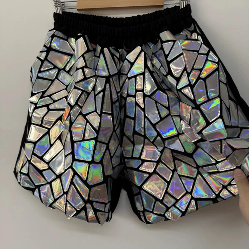 Gradient Patch Shorts