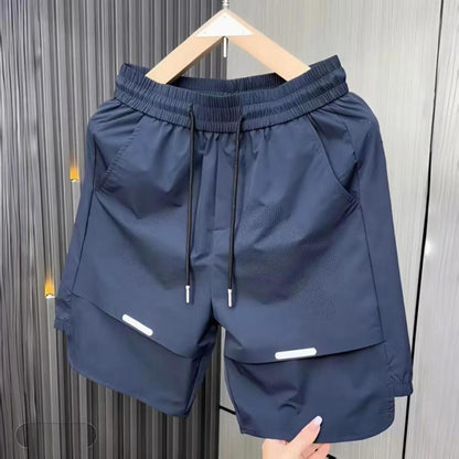 Breathable Mesh Double Layer Fabric Shorts