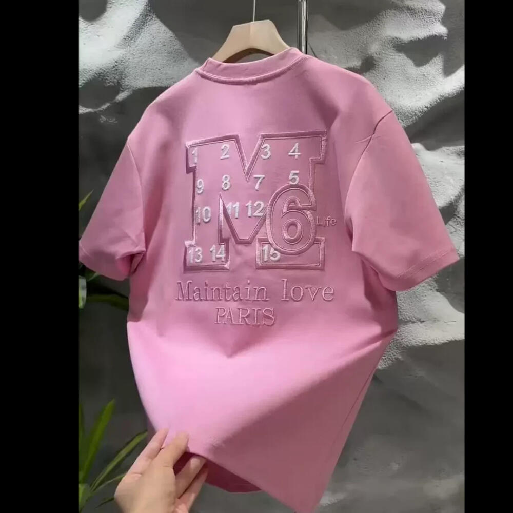 Embroidered Number T-shirt