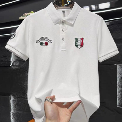 Wings Print Polo Shirt