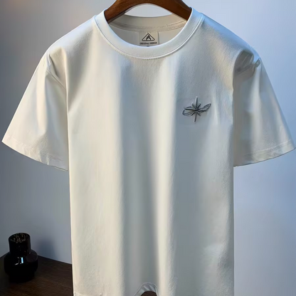 Star Embroidered Short-Sleeve
