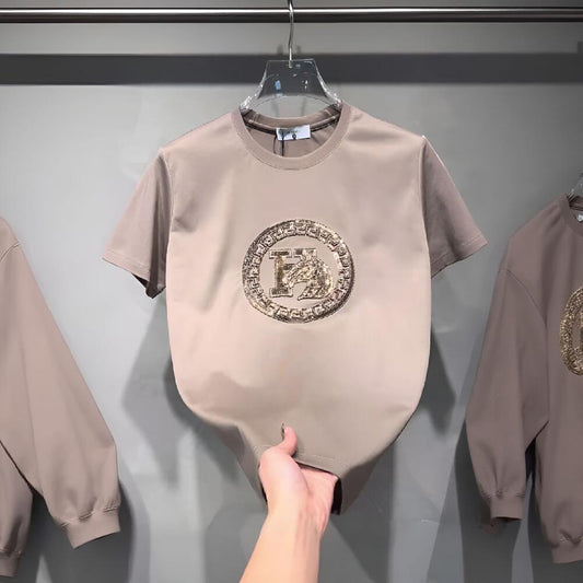 Horse Head Sequin T‑Shirt