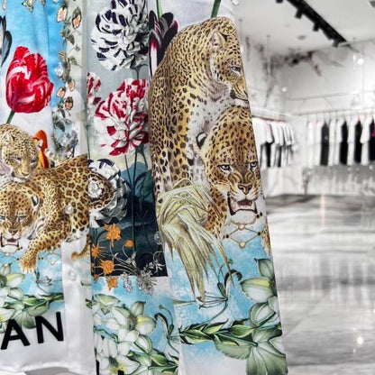 Jungle Leopard Group Print Shirt