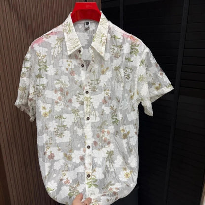 Lightweight Floral Pattern Shirt