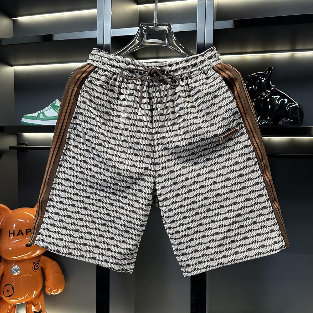 Wave & Side Stripe Casual Pants