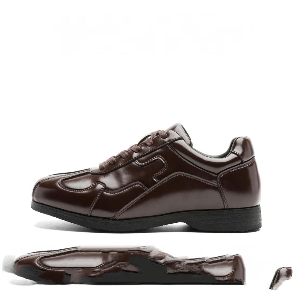Retro brown casual leather shoes