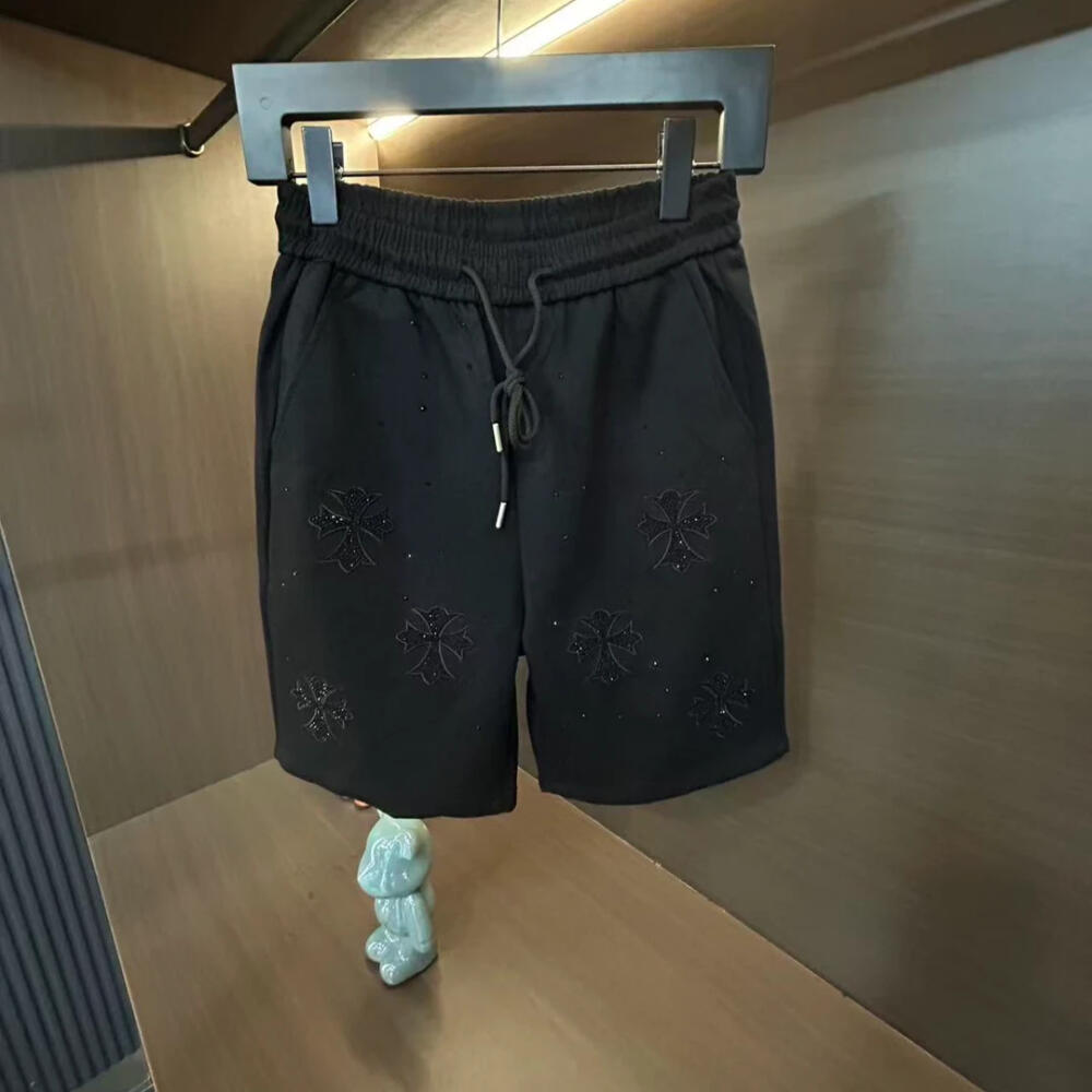 Cross Rhinestone Shorts