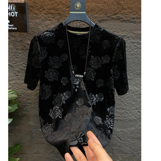 Rose Subtle Pattern T-Shirt