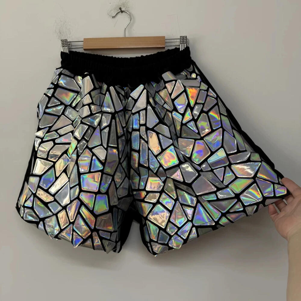 Gradient Patch Shorts