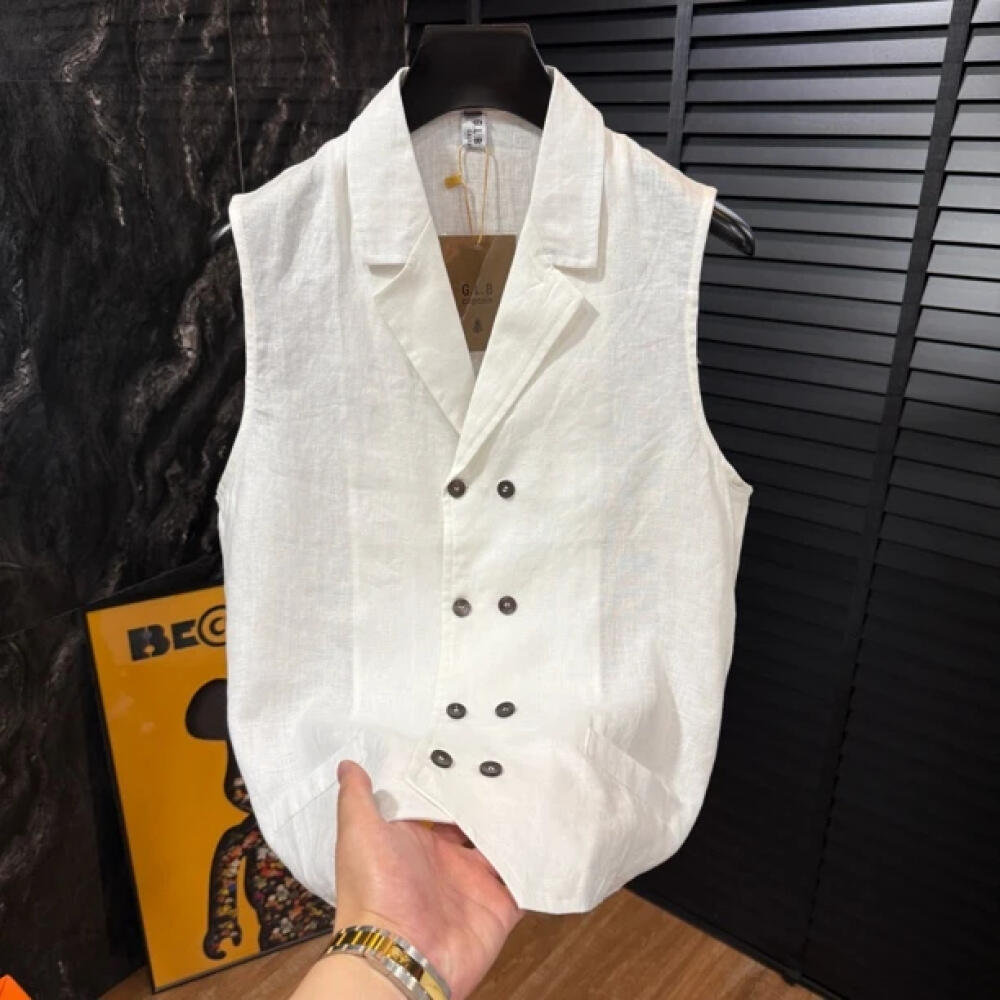 Breathable Linen Vest